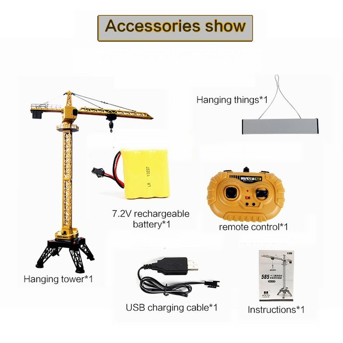 Mudsterz™ RC Mega Alloy Tower Crane